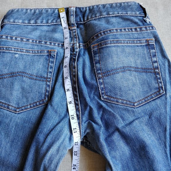AX Straight Leg Mid Rise Bootcut Jeans size 2, short - Picture 8 of 11
